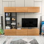 Hanah Home Sasa Unidad de TV - Teak, Black